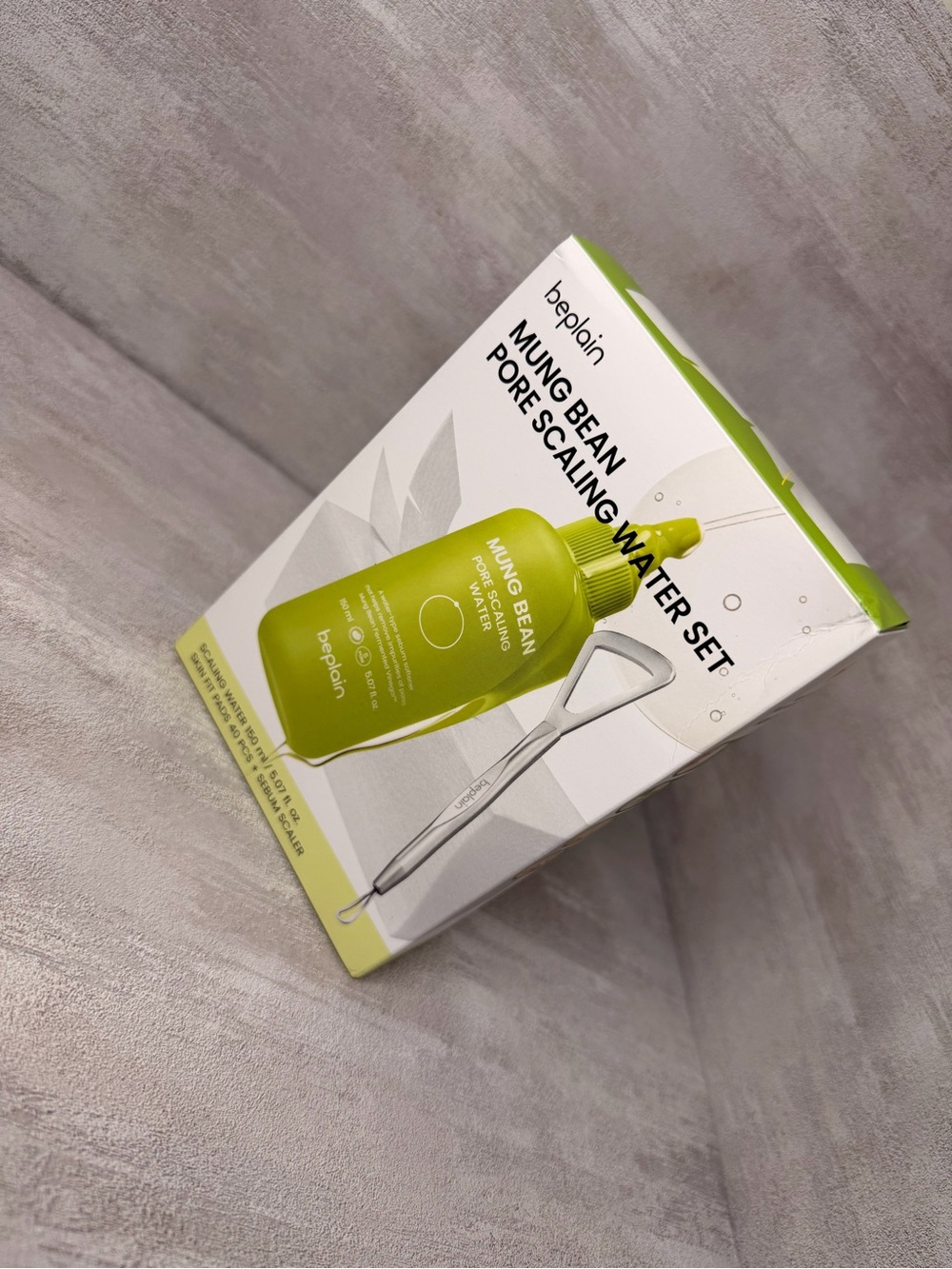 Mung Bean Pore Scaling Water - Green